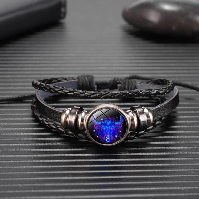 Braided Bracelet Delicate Adjustable Twelve Constellations Braided Bracelet
