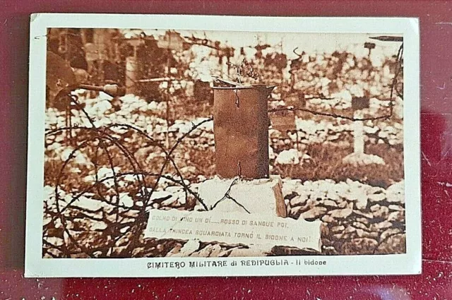 cartolina redipuglia cimitero militare formato piccolo '900