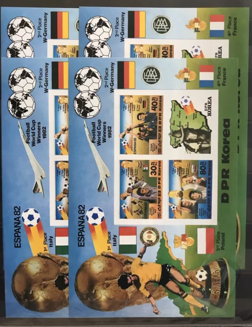 4x Football / World Cup  - stamps  - Imperf. MNH**  Alb.9