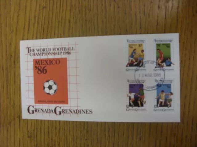 18/03/1986 World Cup: Mexico 1986, First Day Cover - 'The World Football Champio