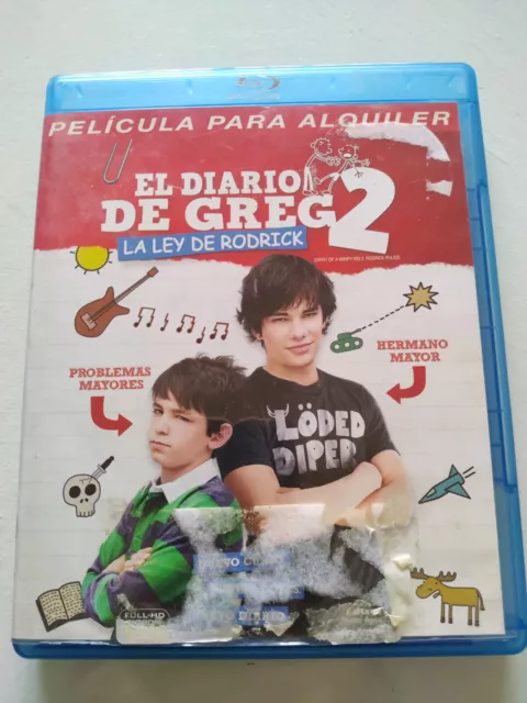 El Diario de Greg 2 La Ley de Rodrick - Blu-Ray Español Ingles Am