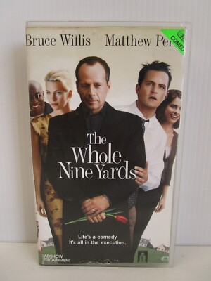 THE WHOLE NINE Yards, Bruce Willis, VHS Tape, Vintage Video, Movie, M