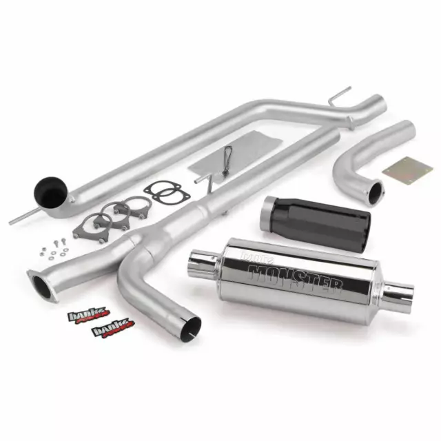 Banks For Titan 5.6L Black Tip 2004-2014 Power Monster Exhaust System 48123-B 2