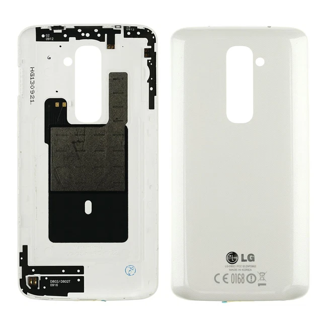 Original LG Optimus G2 D802 Batterie Boîtier Coque Arrière Porte Blanc