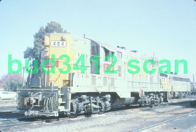 LN L&N Louisville & Nashville GP7 #484 at Nashville TN 1968 DUPLICATE Slide!