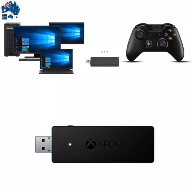 Official Wireless Xbox One Controller Adapter USB Receiver Microsoft Windows PC