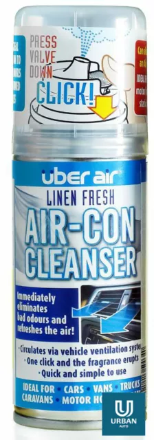 Car Air Conditioning Cleaner Purifier Linen Fresh 100ml - Air Con Refresh