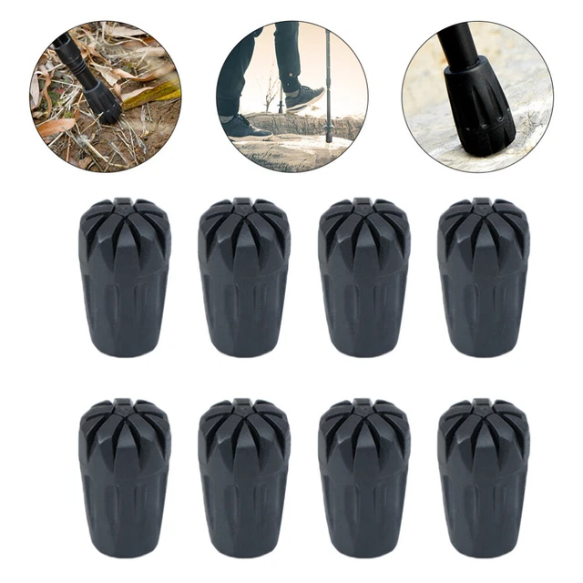 Lot De 10 Paniers à Neige Pour Bâtons De Randonnée - Embouts Caoutchouc Universels Diamètre 11mm | Rondelles Anti-enfoncement Boue Neige
