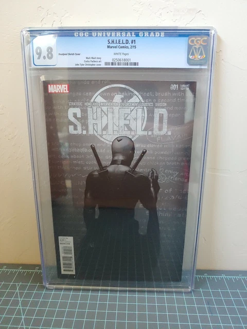 S.H.I.E.L.D. (2015) #1 CGC 9.8 NM+ Marvel Comics 2015 Deadpool Sketch Variant