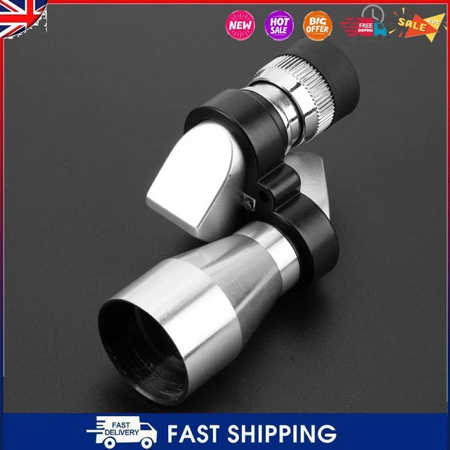 C- 8x20 Mini Corner Binoculars HD Pocket Monocular Outdoor Telescope (Silver)