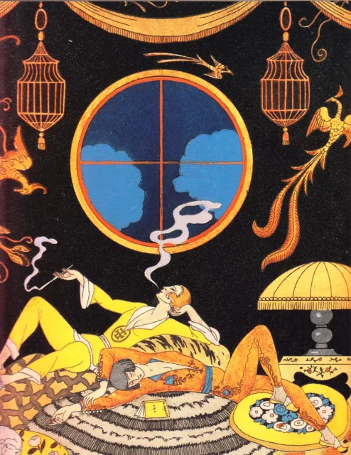 La Paresse (Laziness) : Georges Barbier : Archival Quality Art Print 11x17