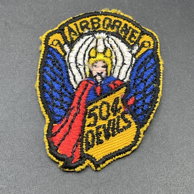 WWII/2 ERA US Army 504th PIR Devils scarf patch. 9.99 PicClick