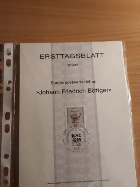 BRD ersttagsbätter etb fdc Mk kompletter Jahrgang Vollstempel  Post ESST  1982