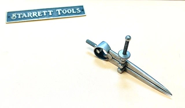 STARRETT No. 83A Divider With Flat Legs;  Mini 2 -1/2” Size & Capacity. USA Made
