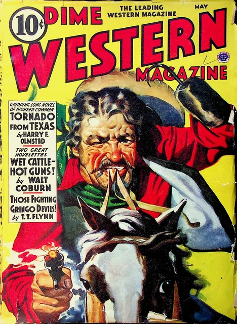 Dime Western Magazine Pulp May 1942 Vol. 33 #1 VG