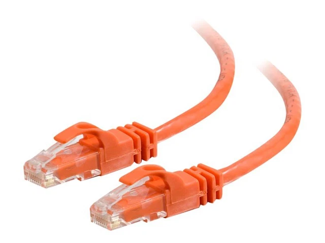 C2G Cat6 Booted Unshielded UTP Network Patch Cable patch cable 50 cm orange
