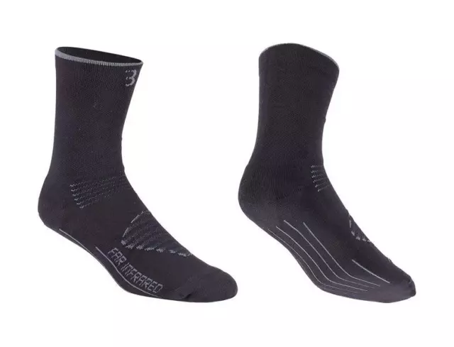 BSO-16 - FIRFeet Socken (schwarz & grau, 35-38)