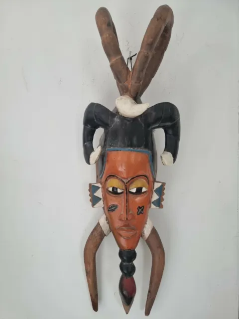 African Mask wooden art.masque bois decoration africaine