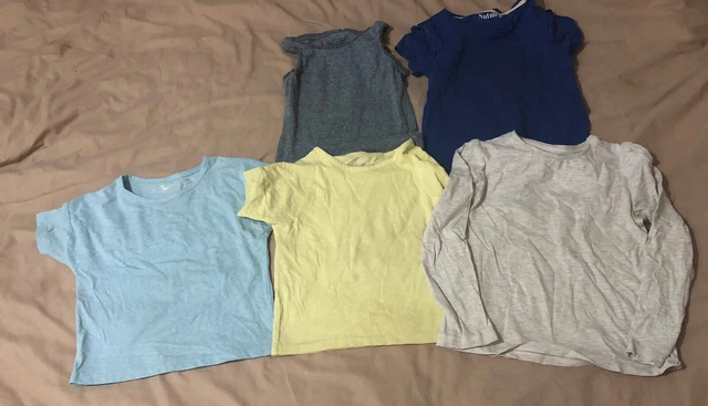 Pacchetto vestiti per bambina 6-7 anni marca mista x5