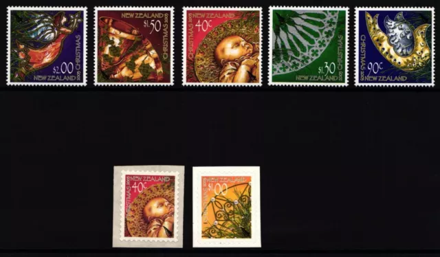 Neuseeland 2123-2127 und 2128 und 2129 postfrisch Weihnachten #II045