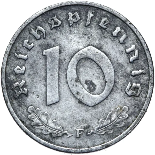 Deutsches Reich - Alliierte Besatzung - J. 375 - Münze - 10 Reichspfennig 1947 F