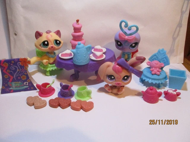 Gros Lot Petshop : 3 Maisons + 18 Figurines + Arbre Zooble + Accessoires - Occasion