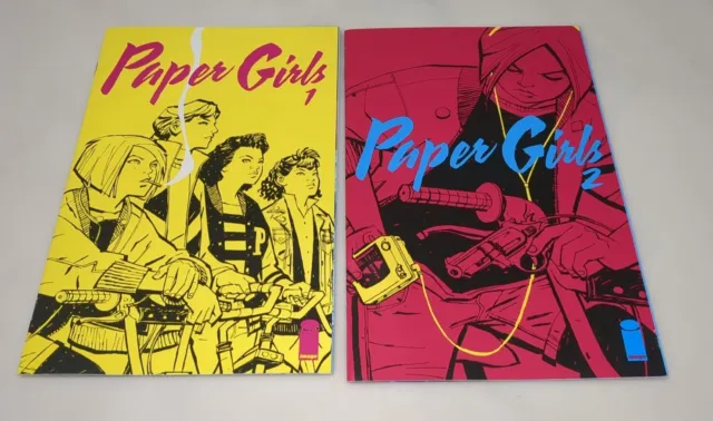 Paper Girls #1,#2 - Image Comics - Brian K. Vaughan