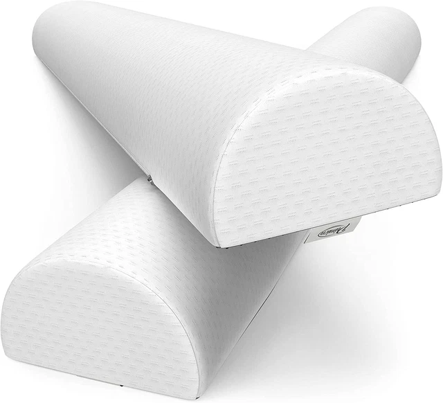 Primica Pack of 2 Bed Bumpers for Toddlers, 52 x 7 x 5 “ Toddler White