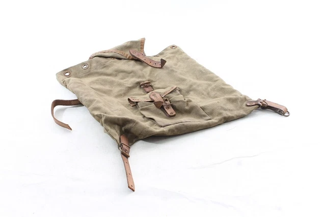 Ancien Sac à Dos Boy Scouts Toile – Randonnée Alpinisme Vintage Marron