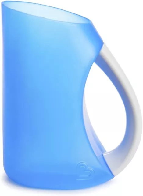 Baby Shampoo Rinser For Children Washing Hair Bath Jug Soft Handle Blue NEW UK