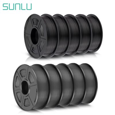 Sunlu 10×1kg PETG filamento 1.75mm+/ 0.02mm STAMPANTE 3d MATERIALE DI CONSUMO 