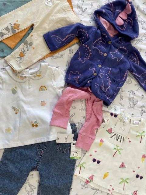 NEW Baby Girl Clothes Bundle Size 3-6 Months Including Zara