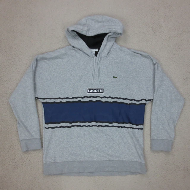 Sweat lacoste hotsell gris homme