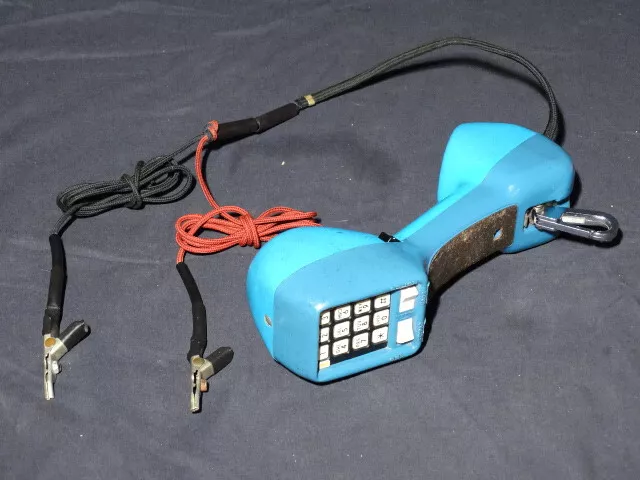 Harris Dracon Lineman's Telephone Test Butt Set TS21 -020 Hand Phone Tone Pulse