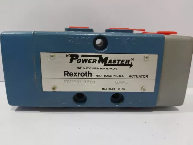 Rexroth R431008515 PT24104-1700/4 Way Valvola / PT241041700 150-PSI