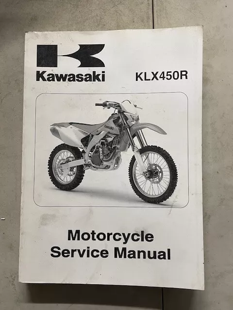 Sm286 Kawi KLX450R KLX450 Motorcycle Service Manual 99924-1385-01