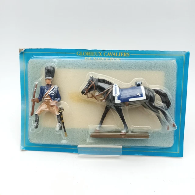 FIGURINE + CHEVAL - GLORIEUX CAVALIERS DE NAPOLEON STARLUX Plomb