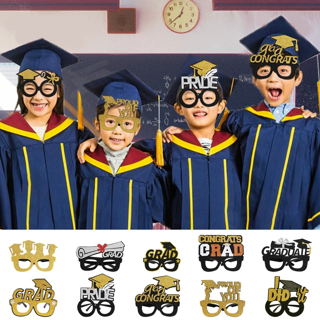 GRADUATION GLASSES PHOTO Props 2024 Eyewear Frames Photo Props Color