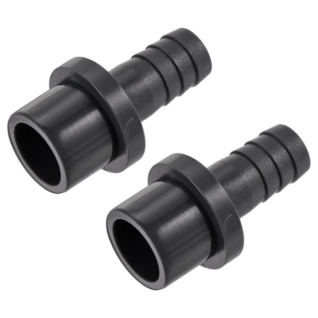 PVC Tuyau Raccord 12mm Barbelé x 20mm OD Tube Adaptateur Tuyau Connecteur Kit 2