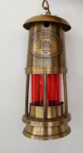 6 ANTIQUE BRASS Nautical Marine Ship Lantern Lamp Maritime Vintage Boat  Light $49.50 - PicClick AU