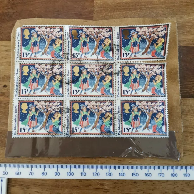 1986 CHRISTMAS TRADITIONS, The Glastonbury Thorn, 13p Stamp X 2 £3.99 -  PicClick UK
