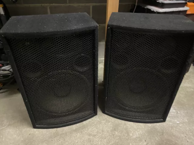 Party Speakers pair 12'' 8 Ohm