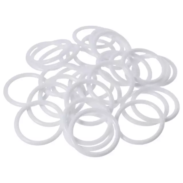 30pcs 60mm White Rings Hoops Plastic Dream Catcher Circle  for DIY Art Crafts