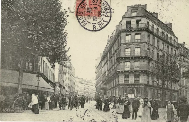 CPA - Paris - La Rue de Belleville - 1905