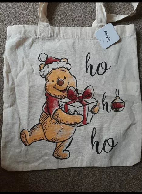 DISNEY WINNIE THE Pooh Shopping Bag Tesco Chrsitmas Shopping Bag