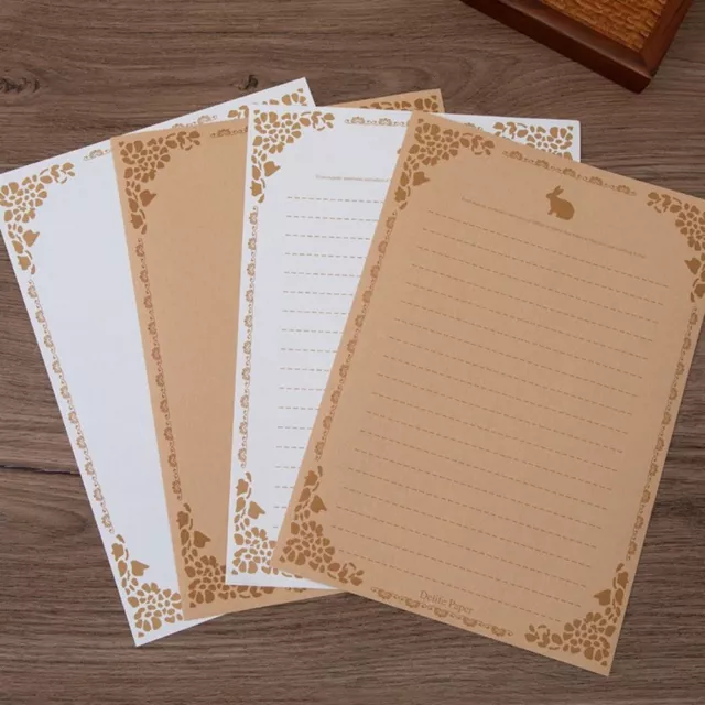Supplies Blessing Greeting Paper Writing Paper Set Blank Kraft Letter Paper