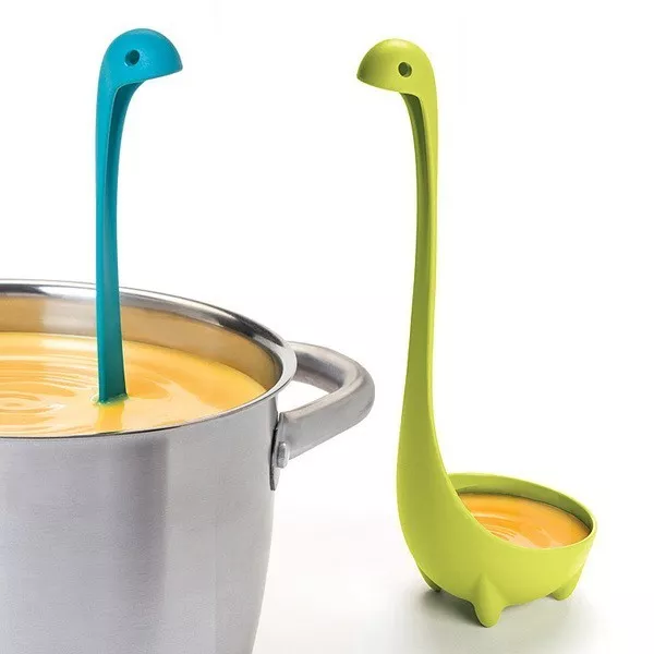 Mestolo Cucina Loch Ness Nessie Brodo Minestra Cucinare Cucchiaio Girare Zuppa