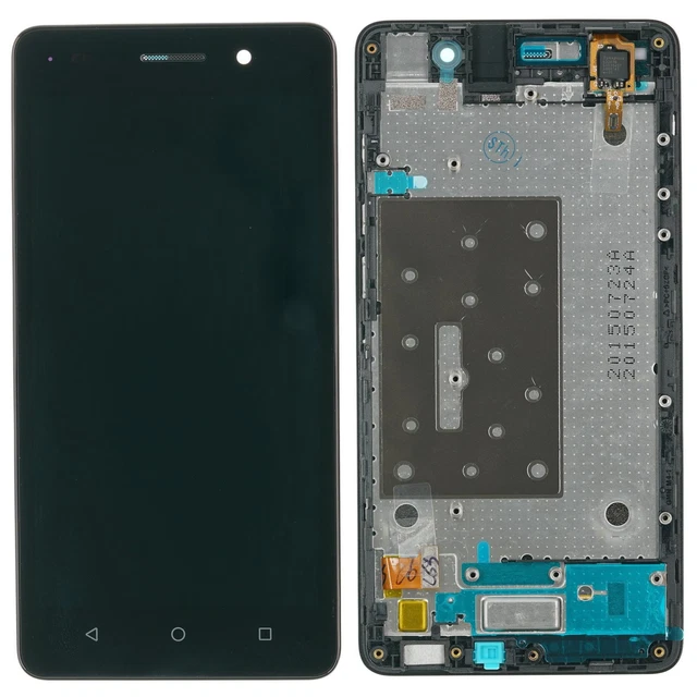 Huawei G Play Mini Écran LCD Verre Écran Tactile Numériseur Cadre Étui Noir