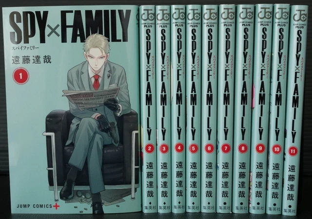 SPY X FAMILY VOL. 1-11 Japanese version Comic Book Lot Set Manga