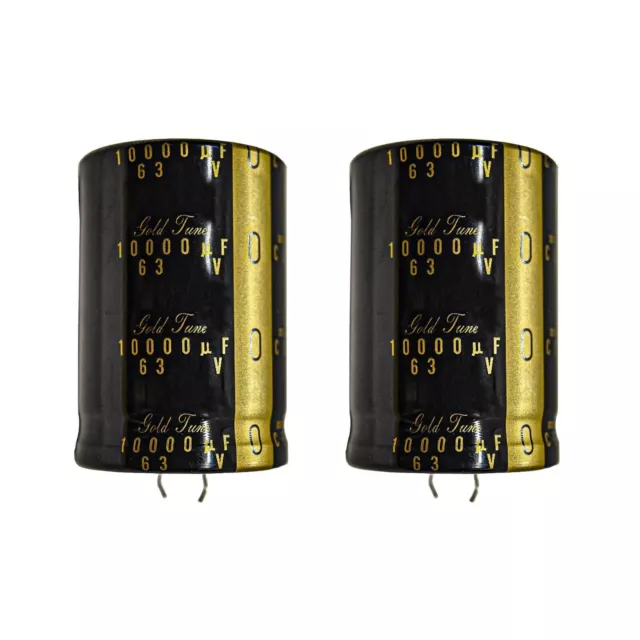 2 pcs Nichicon KG Capacitors 63v 820~10000uf Audio Grade Power